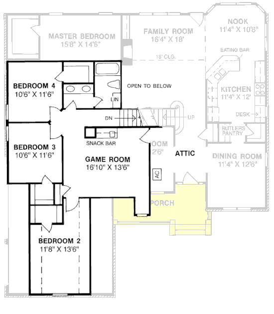 Traditional Level Two of Plan 68440