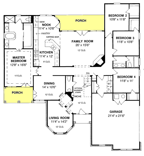 European Victorian Level One of Plan 68442