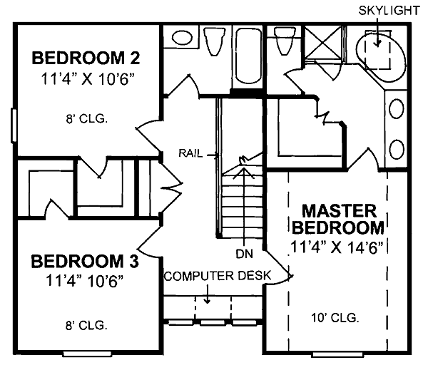 Country Traditional Level Two of Plan 68449