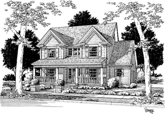 House Plan 68449 Elevation