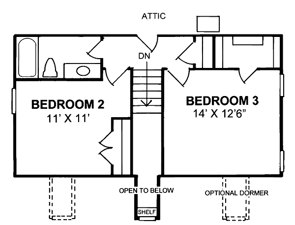 Cape Cod Country Level Two of Plan 68451