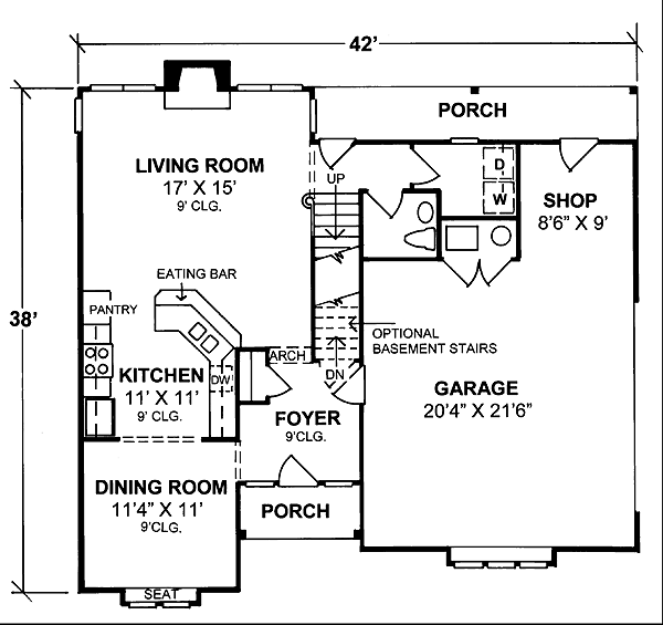 Traditional Level One of Plan 68462