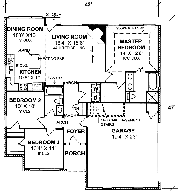 European Traditional Level One of Plan 68469