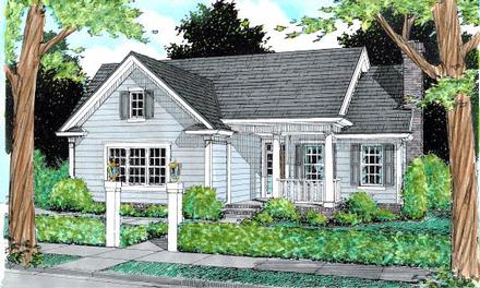 Cottage Traditional Elevation of Plan 68470