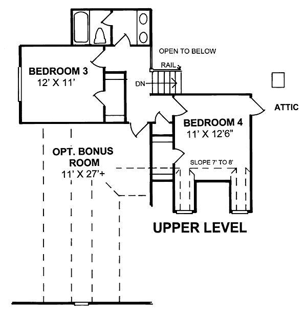 Traditional Level Two of Plan 68480