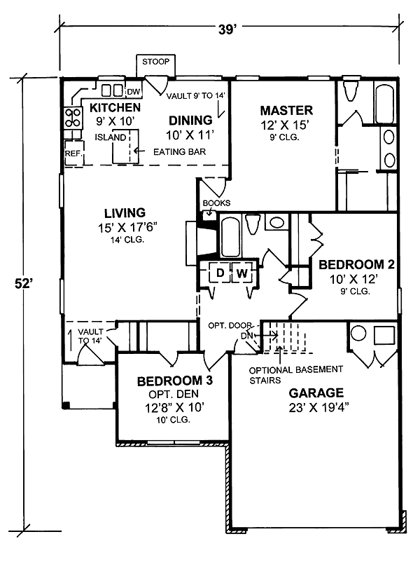 Traditional Level One of Plan 68482