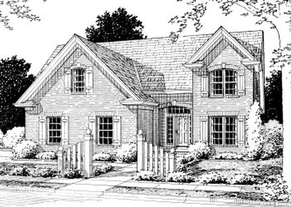 House Plan 68498 Elevation