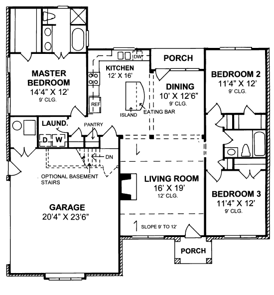 Traditional Level One of Plan 68499