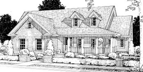 House Plan 68500 Elevation