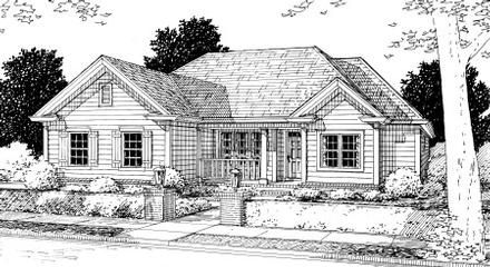 House Plan 68510 Elevation