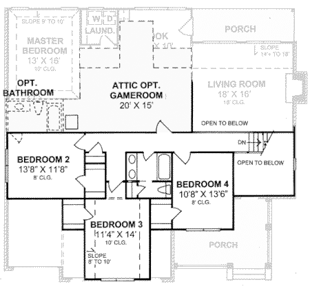 Traditional Level Two of Plan 68512