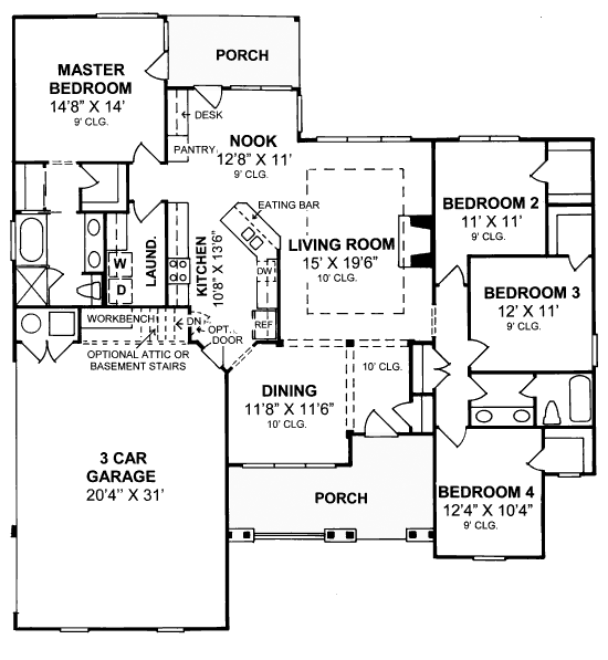 Traditional Level One of Plan 68514