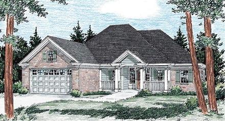 Traditional Elevation of Plan 68515
