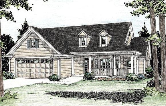 House Plan 68521 Elevation