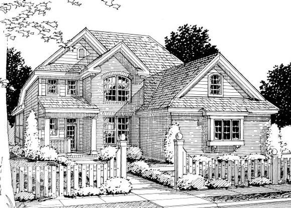 House Plan 68526 Elevation