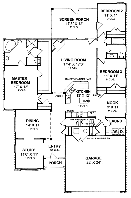 Traditional Level One of Plan 68532