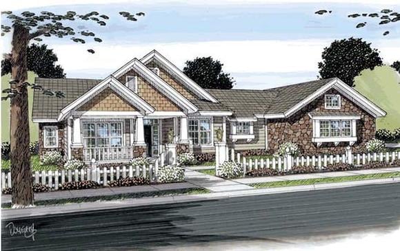 House Plan 68564 Elevation