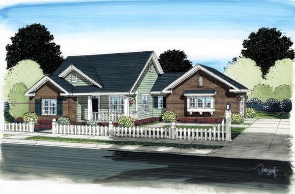 House Plan 68568 Elevation