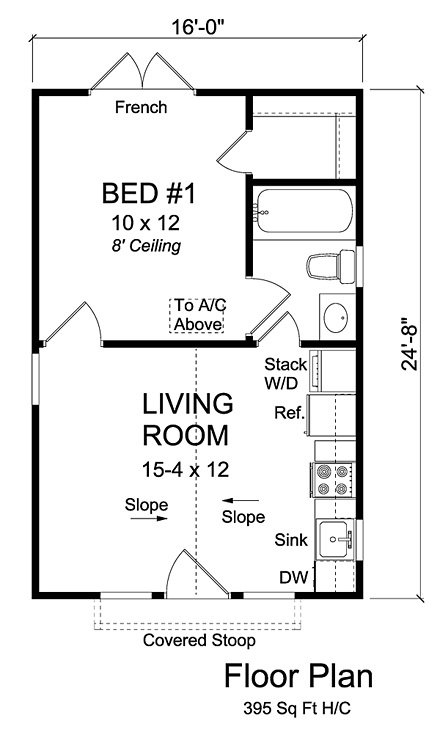 House Plan 68572 First Level Plan