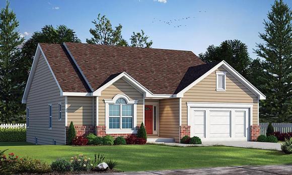 House Plan 68853 Elevation