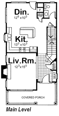 Country Narrow Lot Level One of Plan 68867