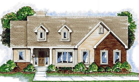 House Plan 68917 Elevation