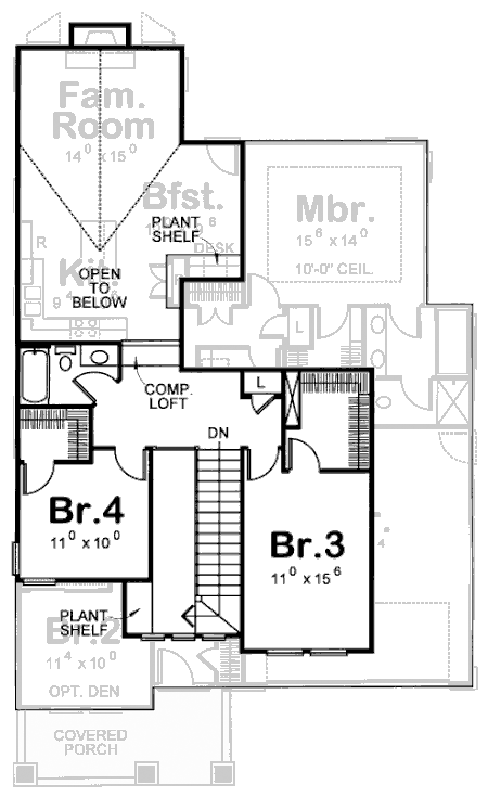 Craftsman Level Two of Plan 69091