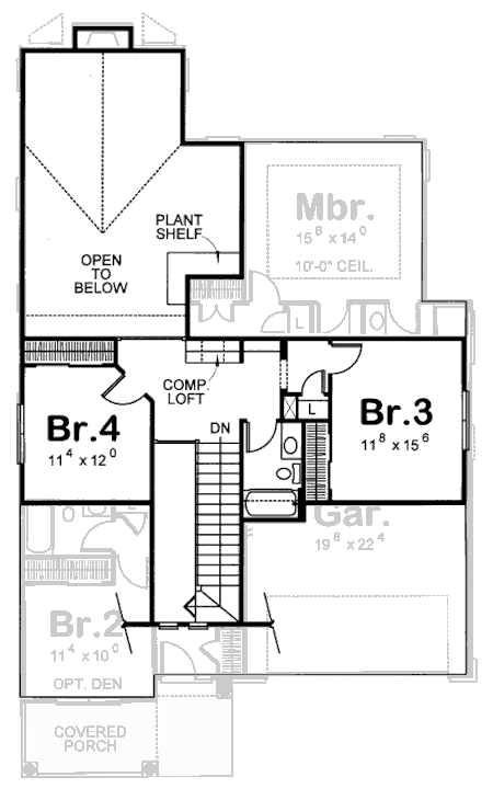 Country Craftsman Level Two of Plan 69092