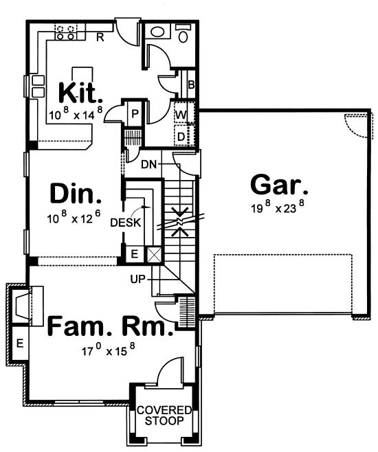 Craftsman Level One of Plan 69098