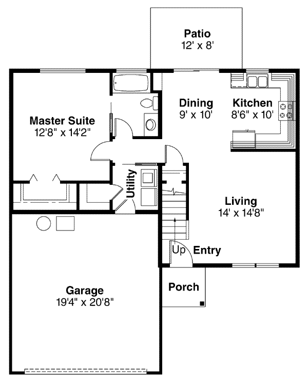 Traditional Level One of Plan 69158