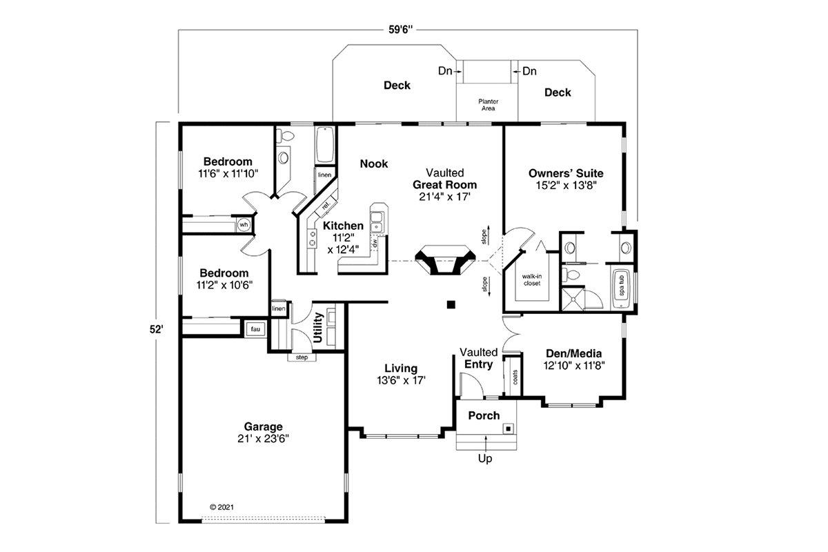 Traditional Level One of Plan 69166