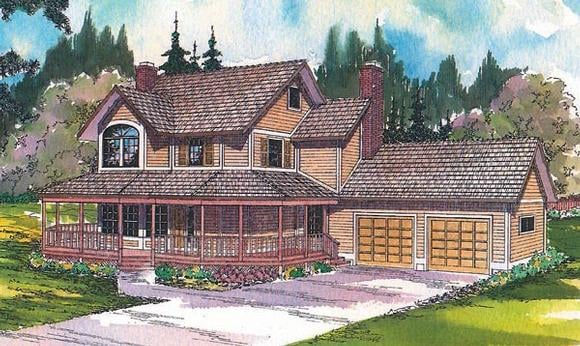 House Plan 69170 Elevation