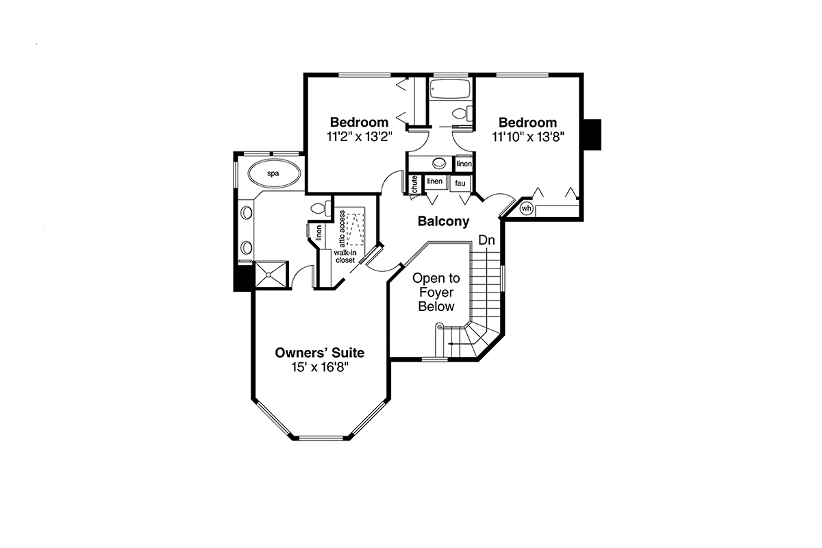 Farmhouse Victorian Level Two of Plan 69176