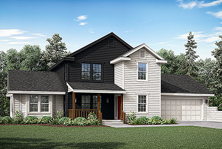 Country Farmhouse Elevation of Plan 69227