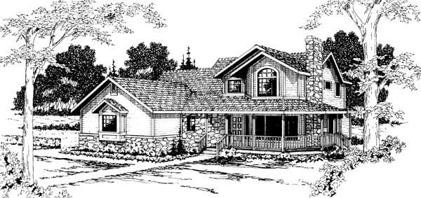 Farmhouse Style House Plan 69246 With 4 Bed 3 5 Bath 2 Car Garage