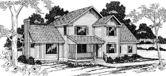 House Plan 69252 Elevation