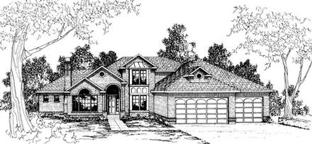 House Plan 69276 Elevation