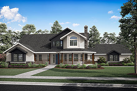 House Plan 69292 Elevation