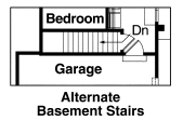 Mediterranean Ranch Southwest Alternate Level One of Plan 69307