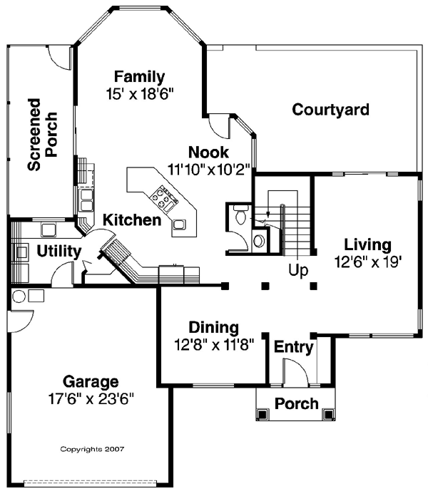 Florida Mediterranean Southwest Level One of Plan 69327