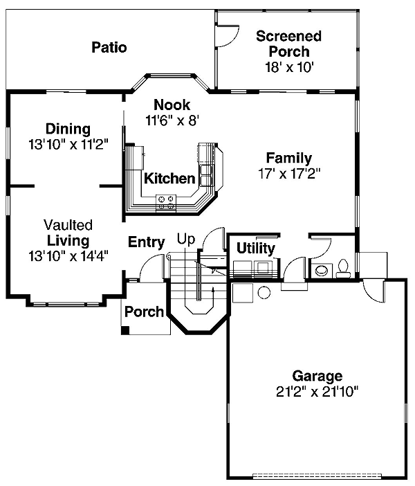 Mediterranean Level One of Plan 69334