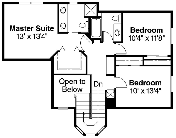 Mediterranean Level Two of Plan 69334