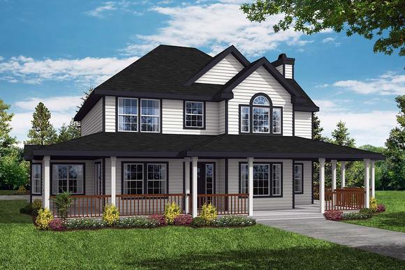 House Plan 69384 Elevation