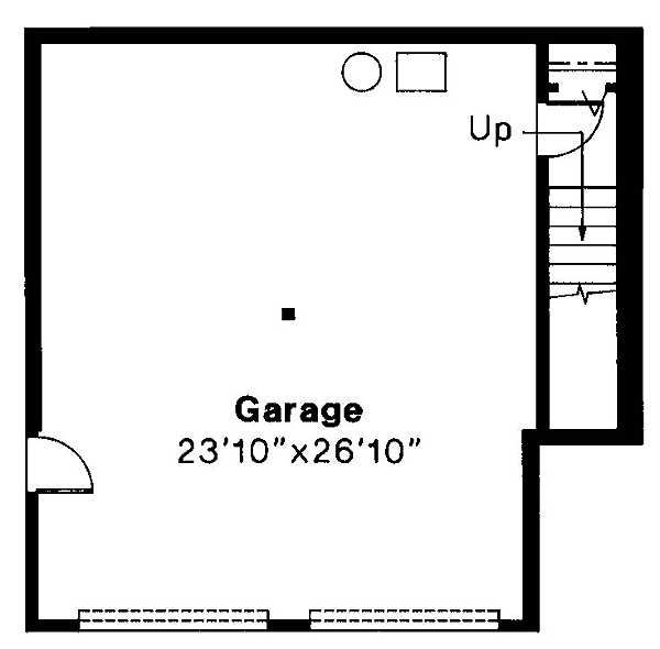 Contemporary Traditional Lower Level of Plan 69389