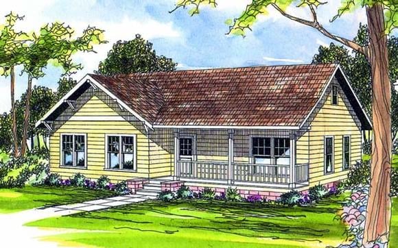 House Plan 69399 Elevation