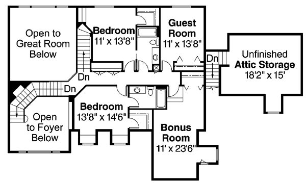 Contemporary European Level Two of Plan 69423