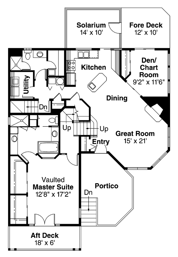 Craftsman Level One of Plan 69428