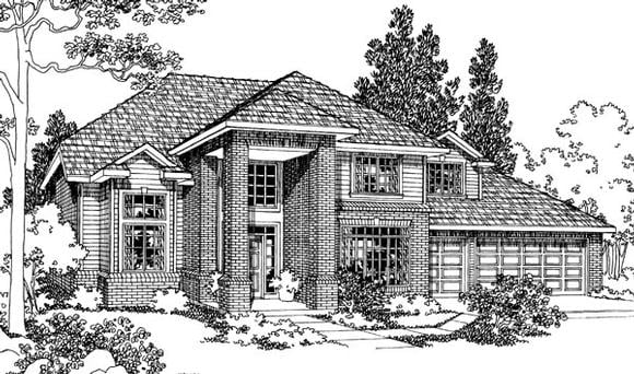 House Plan 69434 Elevation