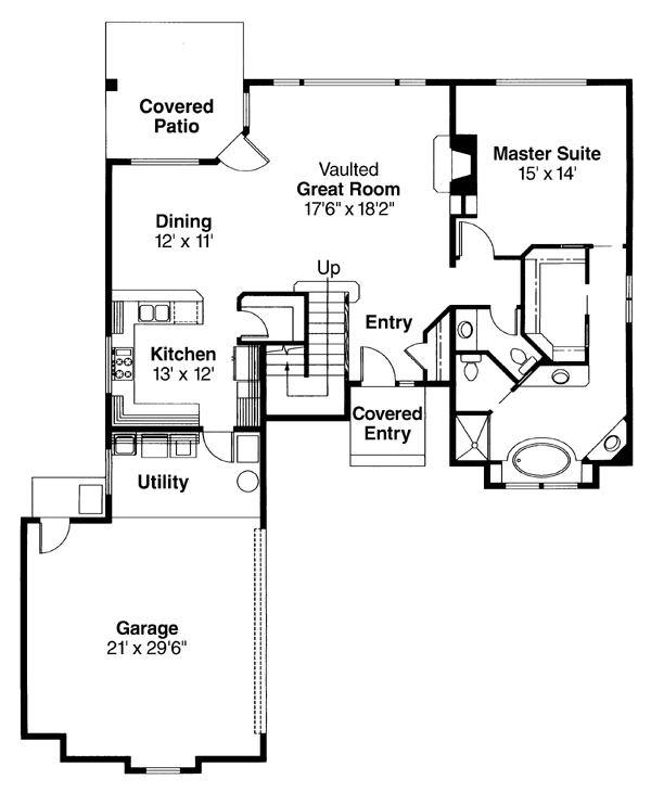 Contemporary Level One of Plan 69447