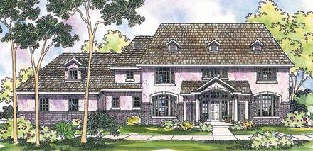 Colonial Elevation of Plan 69465